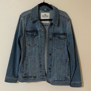 Hollister Sherpa Trimmed Denim Jacket